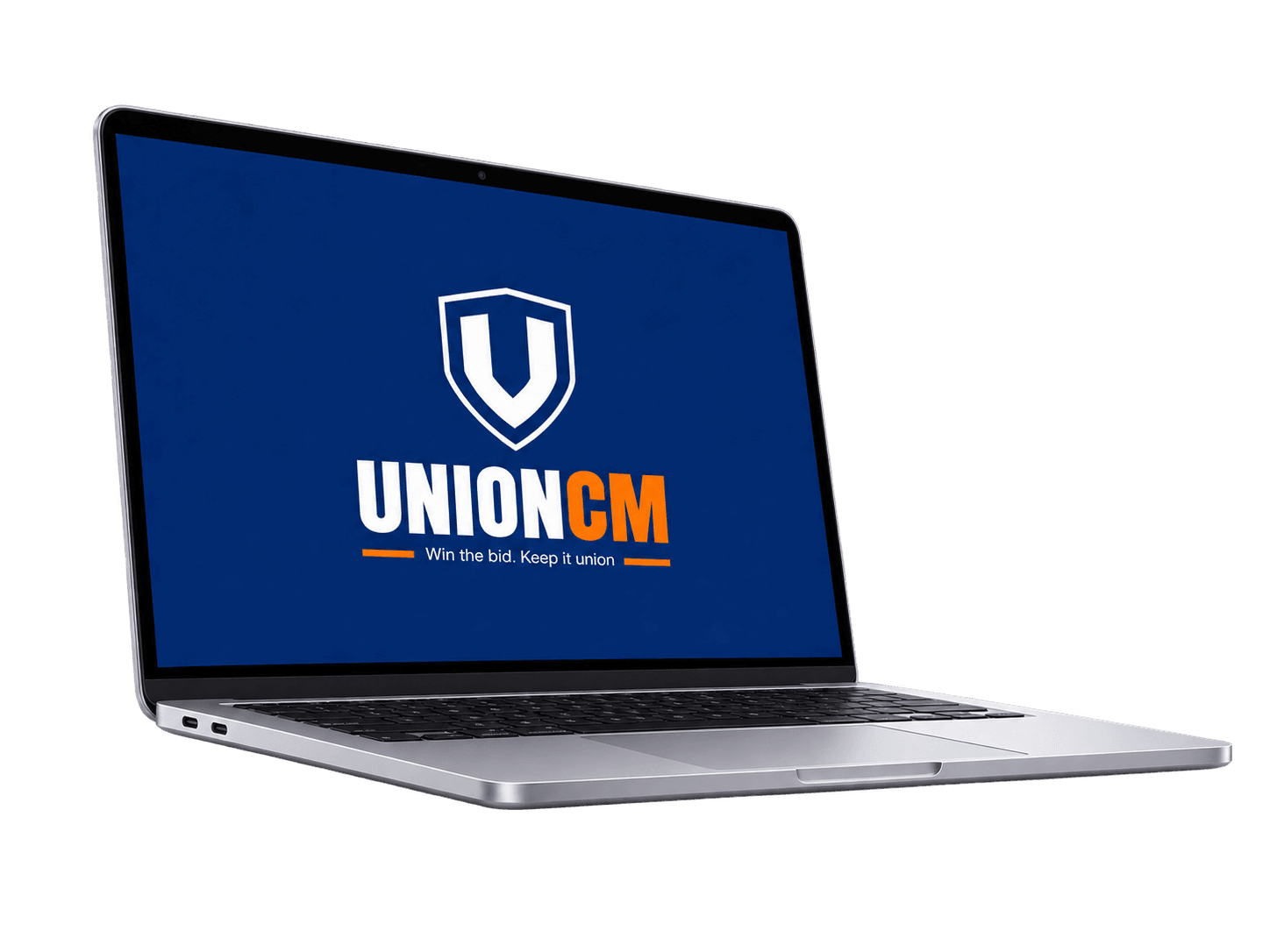 UnionCM open on a laptop